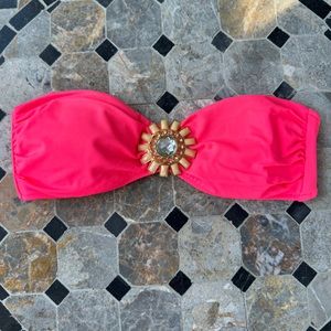 Victoria’s Secret Hot Pink Bandeau Bikini Top, Size M